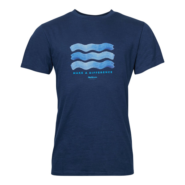 Cabano North 56.4 Sustainable T-Shirt 11403B K Navy North 56.4 Sustainable T-Shirt 11403B K White