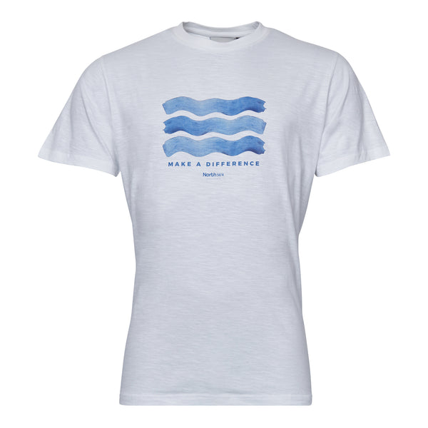 cabano North 56.4 Sustainable T-Shirt 11403B K Navy North 56.4 Sustainable T-Shirt 11403B K White