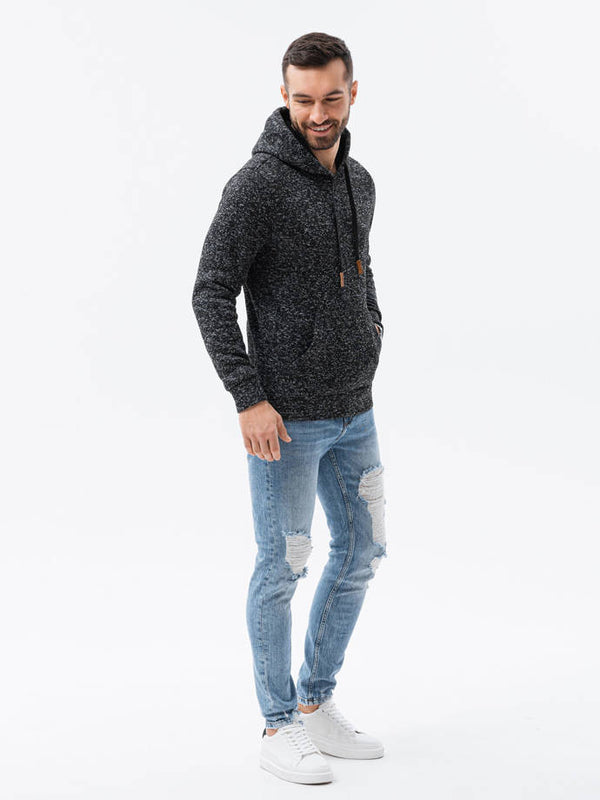 Cabano Ombre Hooded Sweatshirt B1094 R Black Ombre Hooded Sweatshirt B1094 R Dark Grey