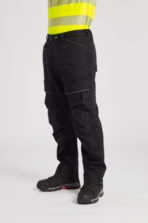 Cabano Portwest Harness Work Trousers Pw322 R Black