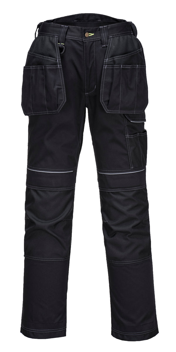 cabano Portwest Stretch Holster Work Trousers Pw305 K Black