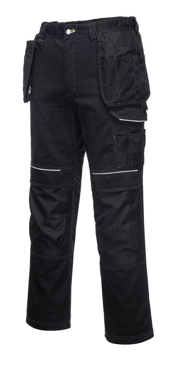 Cabano Portwest Stretch Holster Work Trousers Pw305 R Black