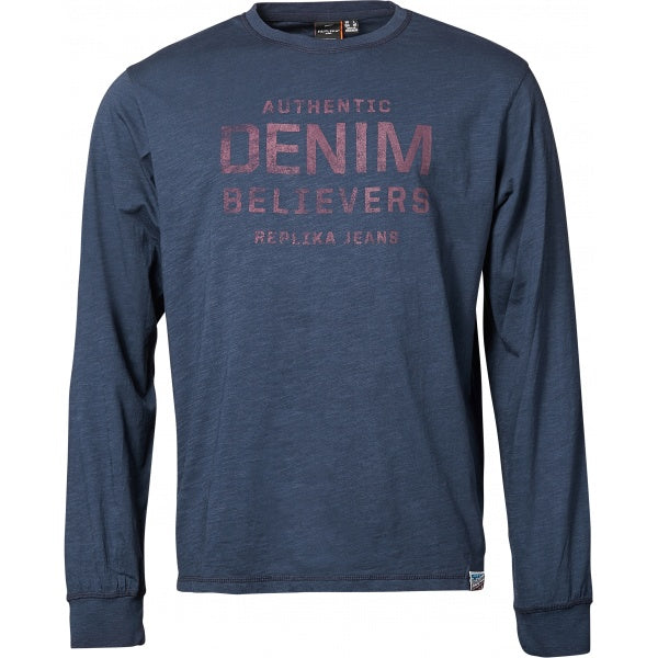 Cabano Replika Believers Long Sleeve T-Shirt K Black Replika Believers Long Sleeve T-Shirt K Navy