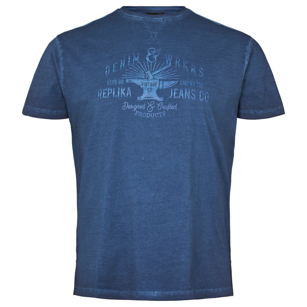 Cabano Replika Cool Dyed Tee 13318B K Blue Replika Cool Dyed Tee 13318B K Green