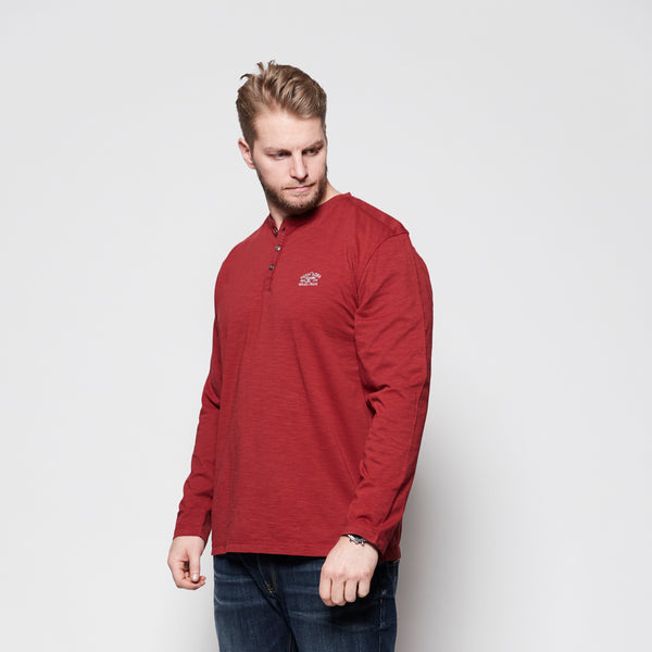 Cabano Replika Grandad Ls Tee 13304 K Black Replika Grandad Ls Tee 13304 K Red