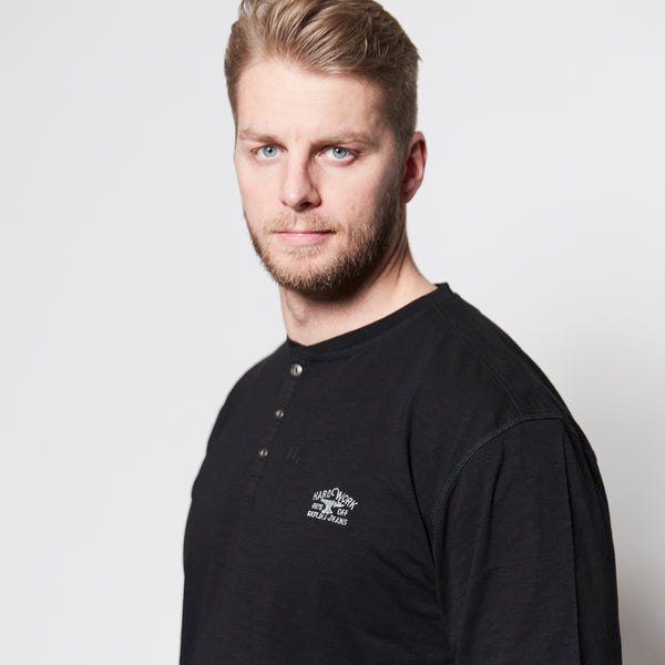 cabano Replika Grandad Ls Tee 13304 K Black Replika Grandad Ls Tee 13304 K Red