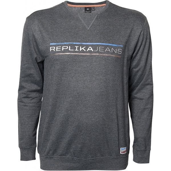 Cabano Replika Jeans Long Sleeve T-Shirt K Blue Replika Jeans Long Sleeve T-Shirt K Dark Grey