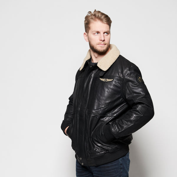 Cabano Replika Leather Jacket 13340B K Black Replika Leather Jacket 13340B K Brown