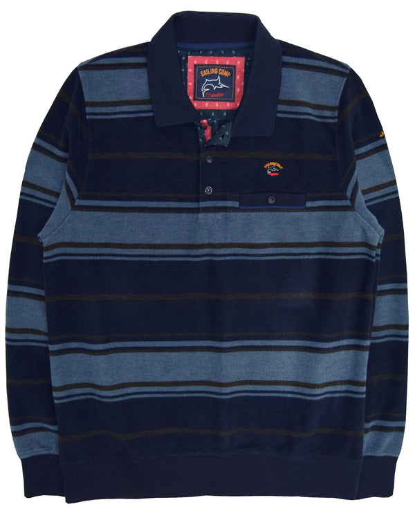 cabano Sailing Company Polo Sweatshirt 231 K Dark Blue
