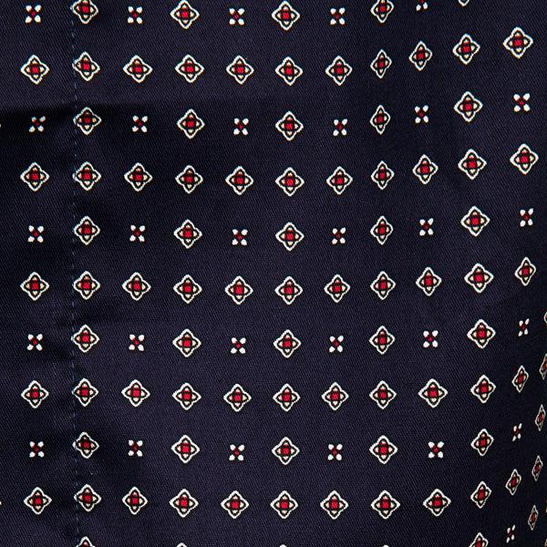 Cabano Somax 100% Cotton Dressing Gown Westminster K Navy