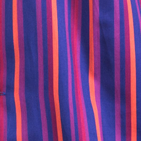 Cabano Somax Striped Dressing Gown Seville P K Purple