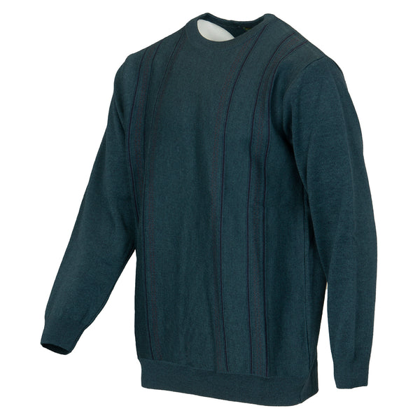 Cabano Swallow Round Neck Jumper 2302 G K Teal Green