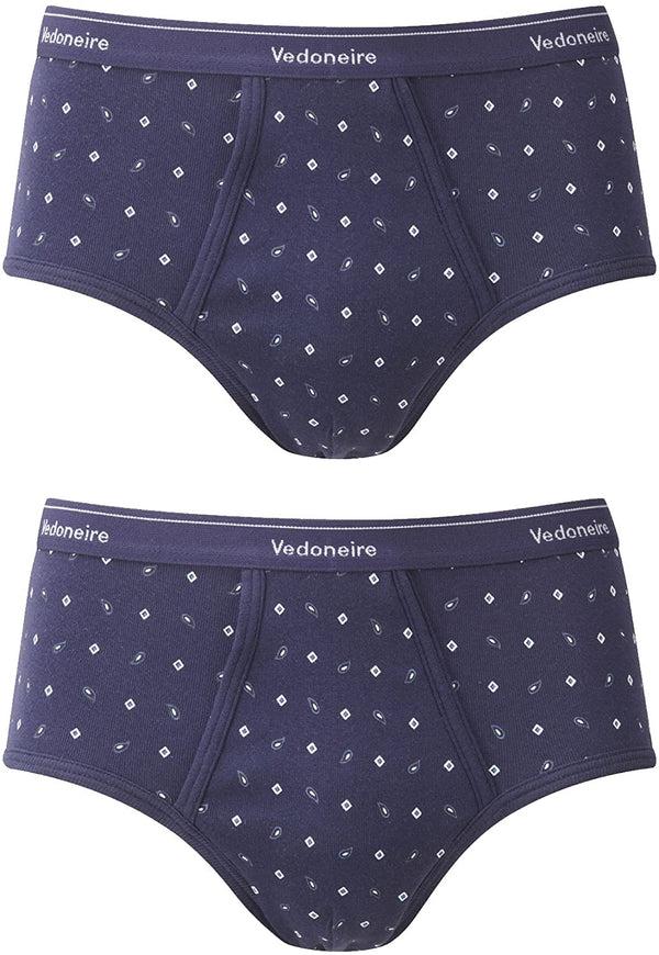 Cabano Vedoneire 2 Pack Patterned Y-Front K Light Blue Vedoneire 2 Pack Patterned Y-Front K Navy