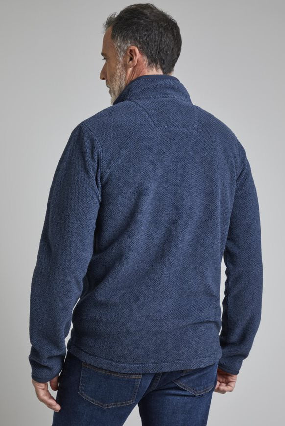 Cabano Weird Fish Merrill Eco Fleece Jacket N K Navy