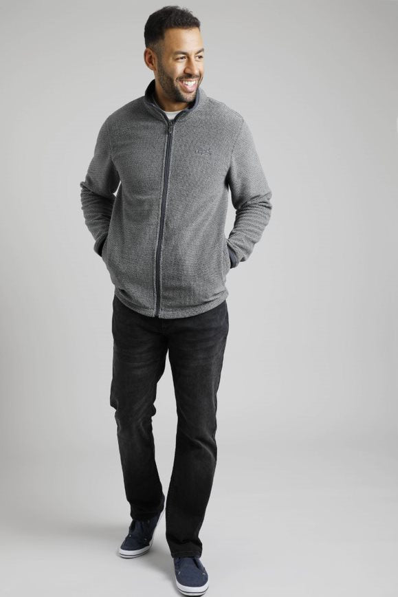 Cabano Weird Fish Merrill Eco Jacket Fleece G K Dark Grey