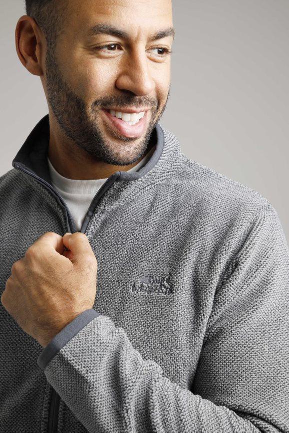 Cabano Weird Fish Merrill Eco Jacket Fleece G R Dark Grey