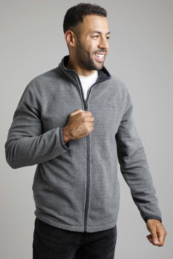 cabano Weird Fish Merrill Eco Jacket Fleece G R Dark Grey