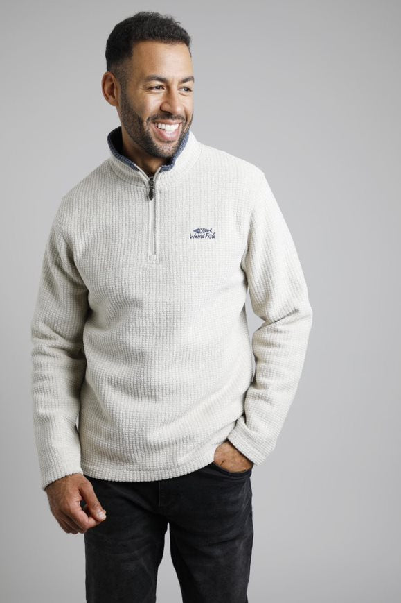 cabano Weird Fish Newark Eco-Fleece 1/4 Zip W K Green Weird Fish Newark Eco-Fleece 1/4 Zip W K Light Blue Weird Fish Newark Eco-Fleece 1/4 Zip W K White