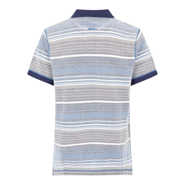 Cabano Weird Fish Persley Polo Pique T-Shirt R Blue