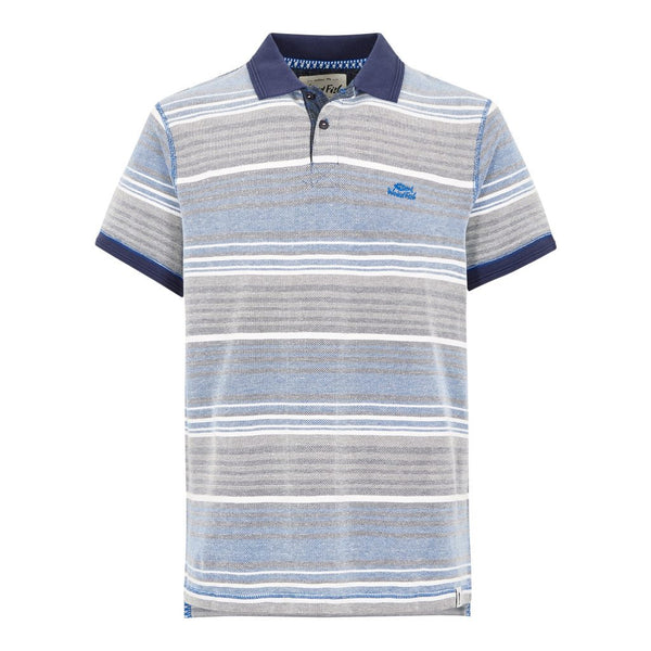 cabano Weird Fish Persley Polo Pique T-Shirt R Blue