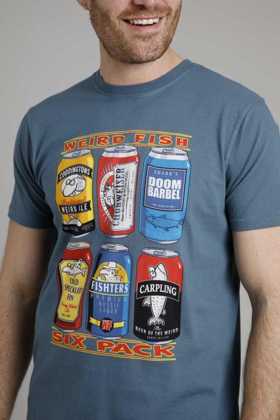 Cabano Weird Fish Six Pack Artist T-Shirt R Dark Blue