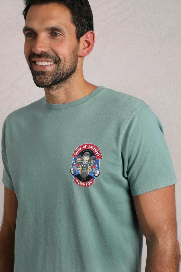 Cabano Weird Fish Sons Of Anchovy T-Shirt T K Turquoise
