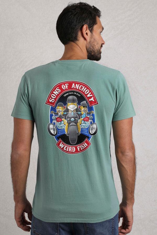 Cabano Weird Fish Sons Of Anchovy T-Shirt T R Turquoise