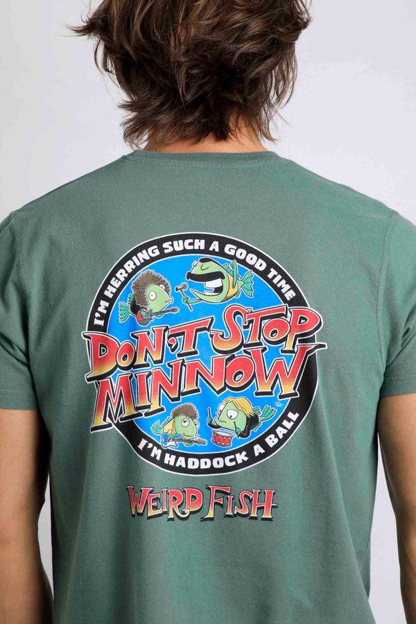 Cabano Weird Fish Stop Minnow T-Shirt G R Mid Green
