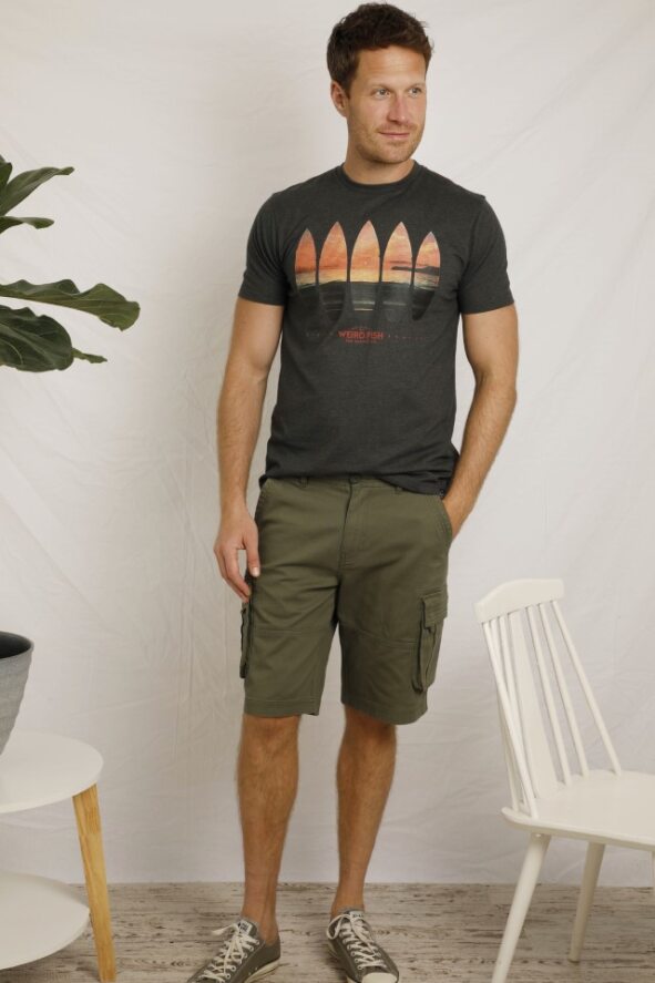 Cabano Weird Fish Surf Scene Eco Graphic Tee R Black