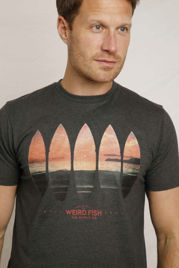 Cabano Weird Fish Surf Scene Eco Graphic Tee R Black