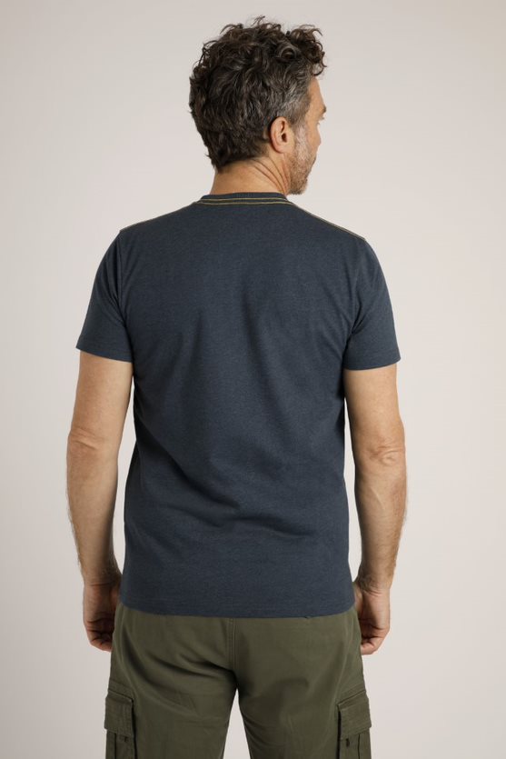 Cabano Weird Fish Waves Graphic T-Shirt 19670 K Blue Weird Fish Waves Graphic T-Shirt 19670 K Navy