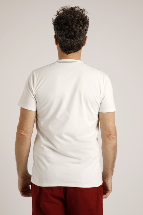 Cabano Weird Fish What Sup Eco Graphic T-Shirt K White
