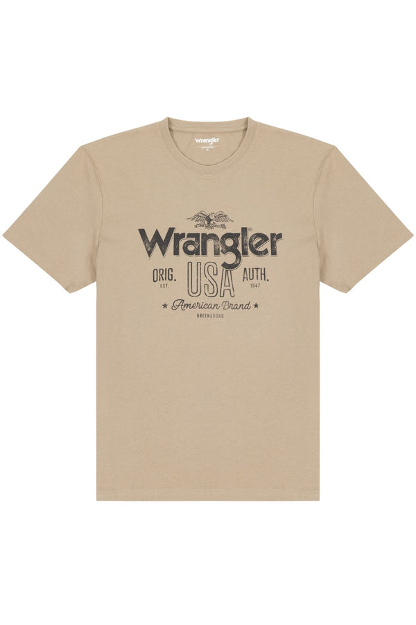 Cabano Wrangler Americana T-Shirt Chinchilla K Beige