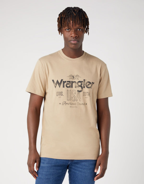 cabano Wrangler Americana T-Shirt Chinchilla K Beige