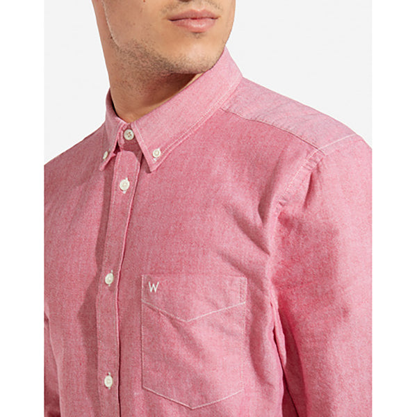 Cabano Wrangler Button Down Collar Shirt R Light Blue Wrangler Button Down Collar Shirt R Red