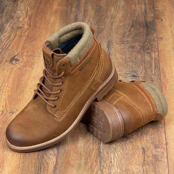 cabano Wrangler Hill Men High Boots 3044 Lb R Dark Beige