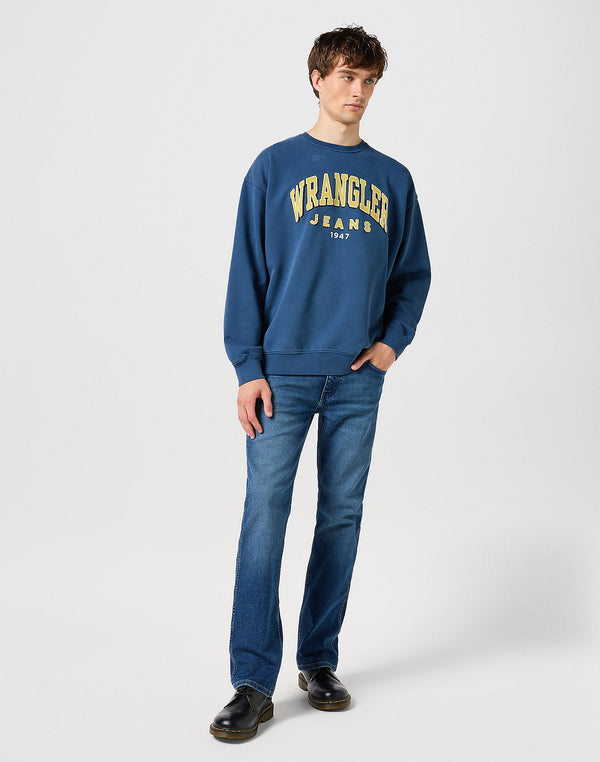 Cabano Wrangler Horizon Old Habits Jeans R Mid Blue