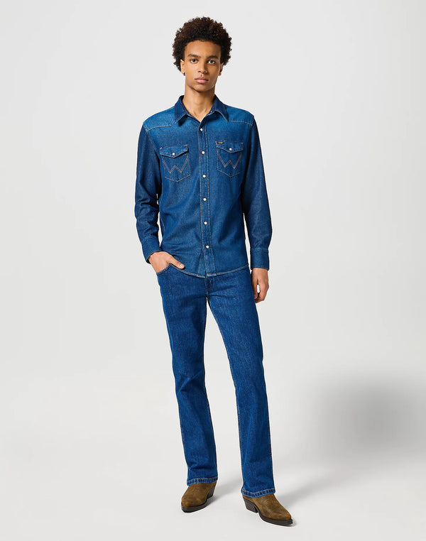 Cabano Wrangler Horizon Soft Fade Jeans R Dark Blue