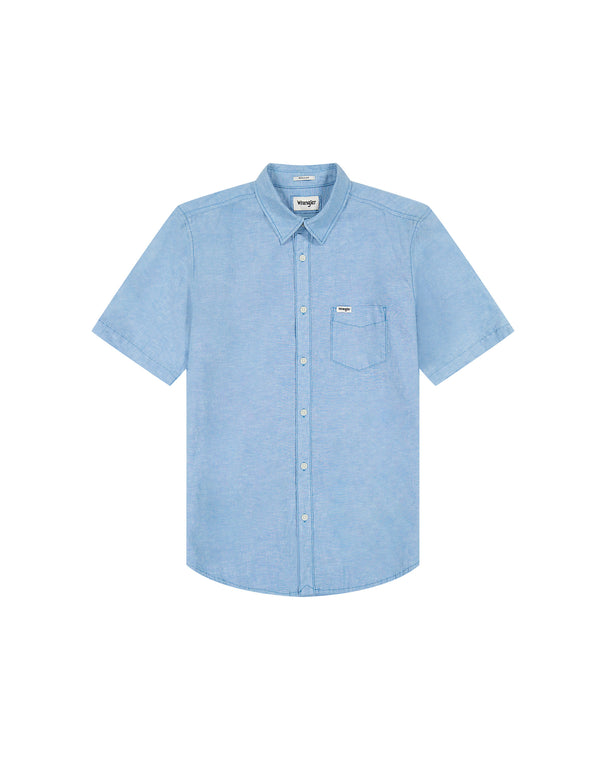 Cabano Wrangler One Pocket Shirt 362 Lb K Light Blue