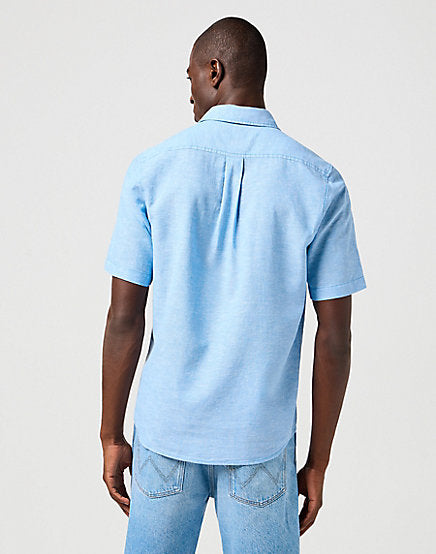 Cabano Wrangler One Pocket Shirt 362 Lb R Light Blue