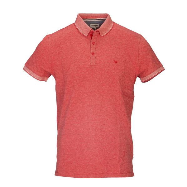 cabano Wrangler Pique Polo Shirt in Navy or Red R Red