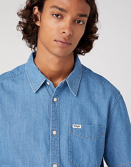 Cabano Wrangler Shirt Light Stone 5K05k R Light Blue