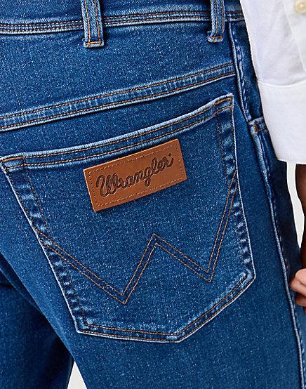 Cabano Wrangler Texas Midnight Shadow Jeans R Mid Blue