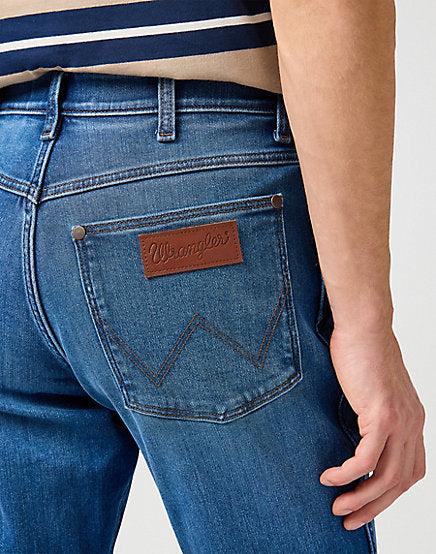 Cabano Wrangler Texas River Outlaw Jeans R Mid Blue