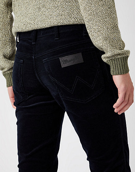 Cabano Wrangler Texas Slim Cord Jeans 12Sec100 R Black