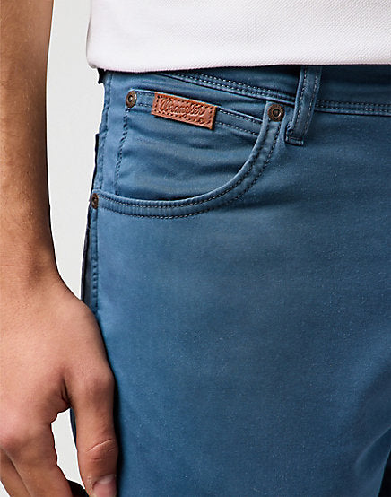 Cabano Wrangler Texas Slim Dark Dusty Blue Jeans K Blue