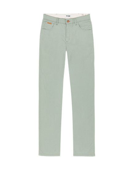 Cabano Wrangler Texas Slim Jeans Seagrass K Light Green