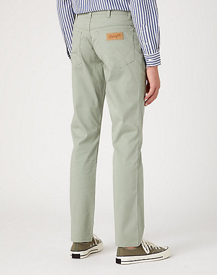 cabano Wrangler Texas Slim Jeans Seagrass R Light Green