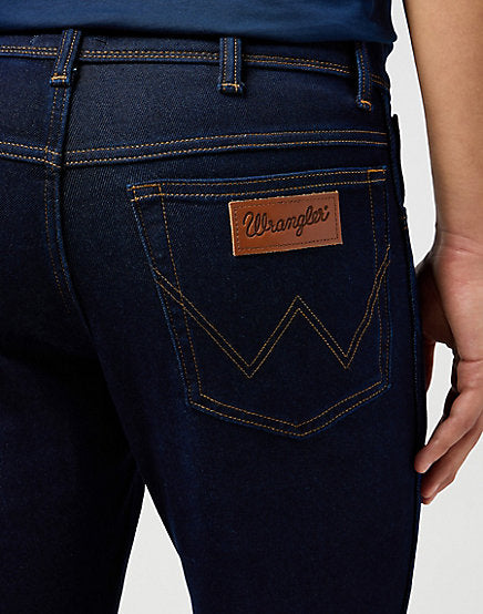 Cabano Wrangler Texas Slim Moonlight Rinse Jeans R Dark Blue