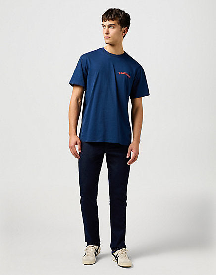 cabano Wrangler Texas Slim Moonlight Rinse Jeans R Dark Blue